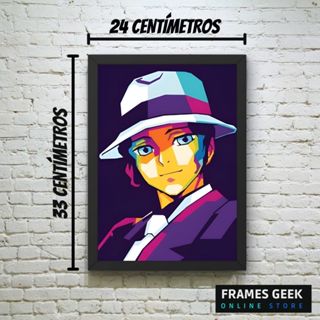 Quadro Decorativo Demon Slayer Desenho Anime Salas Quartos Decorações Com  Moldura G01