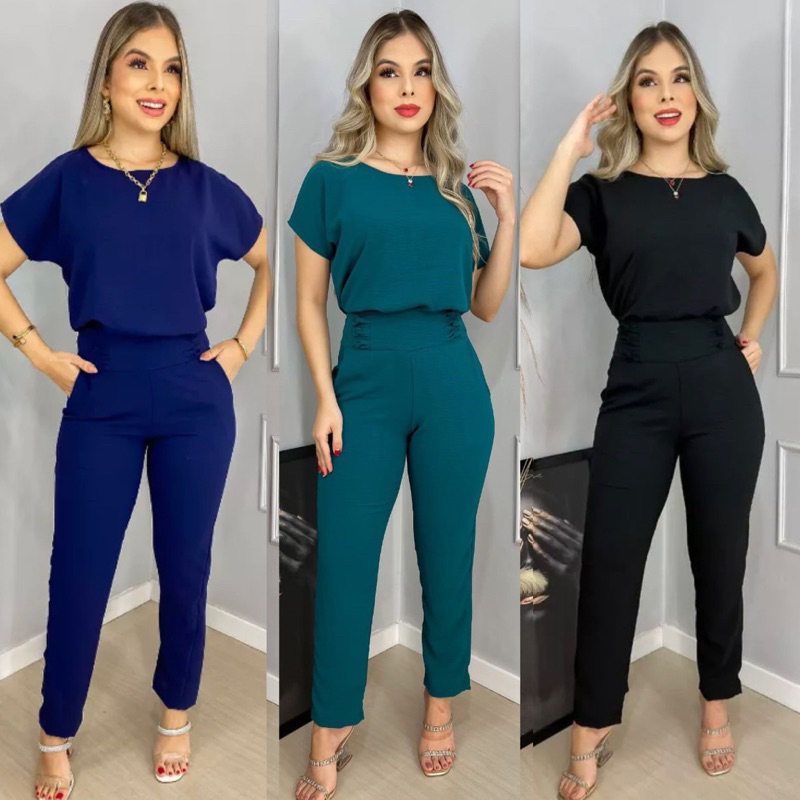 Conjunto de blusa store e calça social