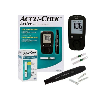 ACCU-CHEK ACTIVE KIT MEDIDOR DE GLICOSE (GLICOSIMETRO)