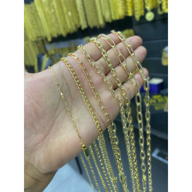 cordão corrente Feitas 100% De Moeda Antiga Identica Ao Ouro 18k