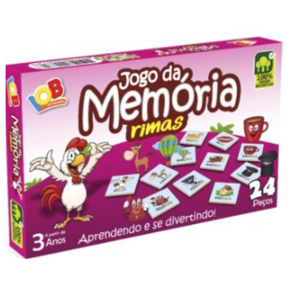 Jogo da Memória Infantil com 12 Pares - Galinha Pintadinha - NIG Brin -  Alves Baby