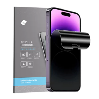 Pelicula Hydrogel Privacidade Fosca P/ iPhone 15 / 15 Pro / 15 Pro Max / 15 Plus / 14 / 14 pro max / 14 pro / 14 plus / 13 / 13 pro max / 13 pro / 13 mini