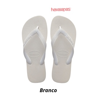 Sandália havaiana hot sale branca