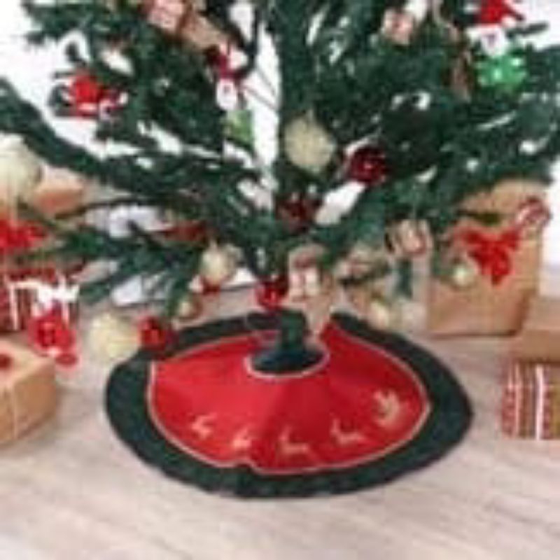 Saia para Árvore de Natal Noel Ho Ho Ho 106cm Espressione