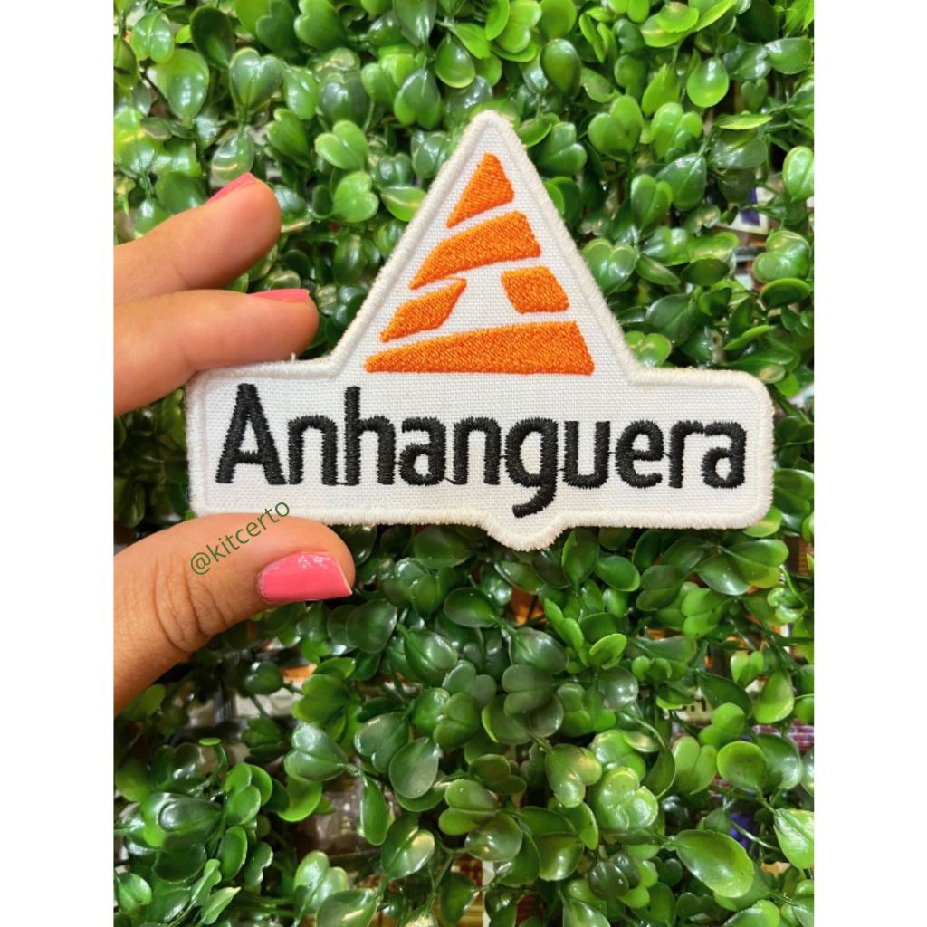 Patch Personalizado Bordado Faculdade Anhanguera