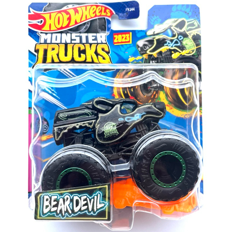 Carrinho Hot Wheels Monster Trucks Bear Devil HCP39 Pronta Entrega