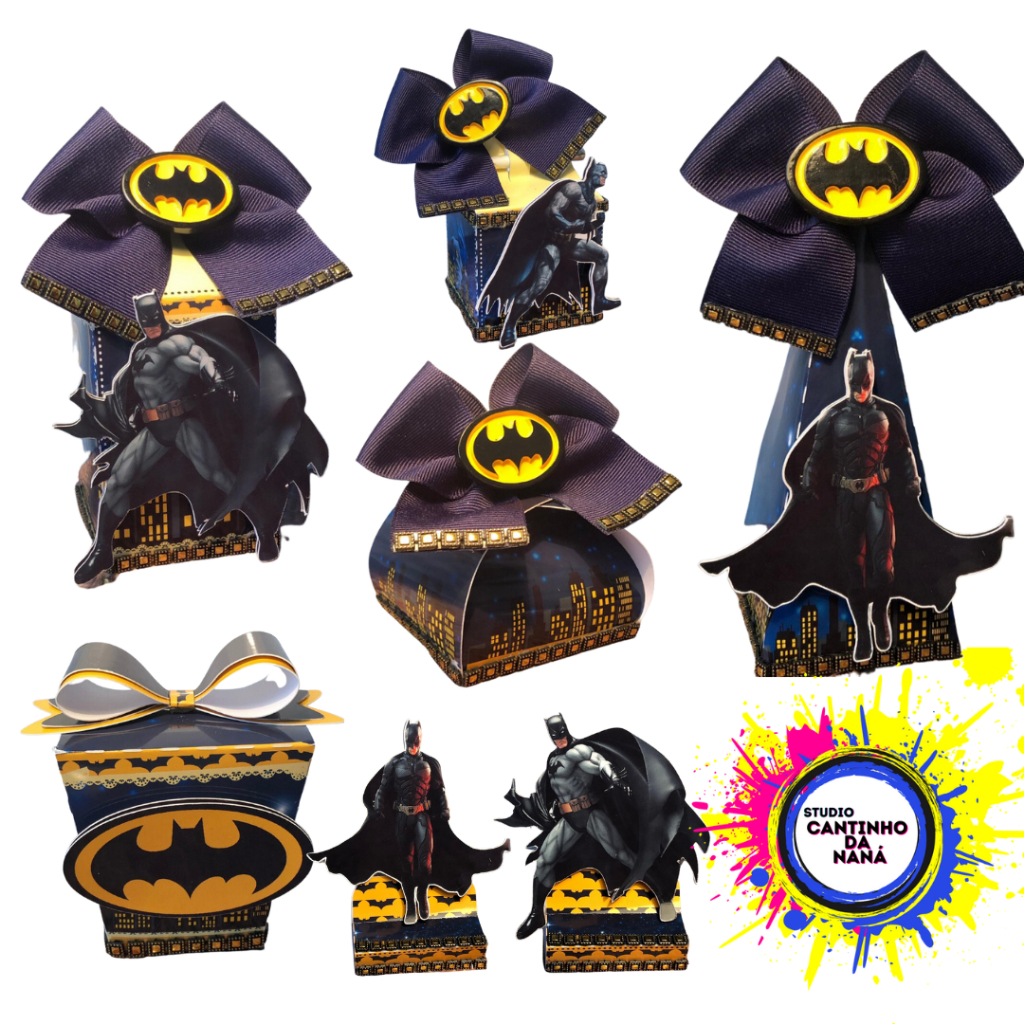 Kit Festa Completa Batman Filme Decoração Aniversário