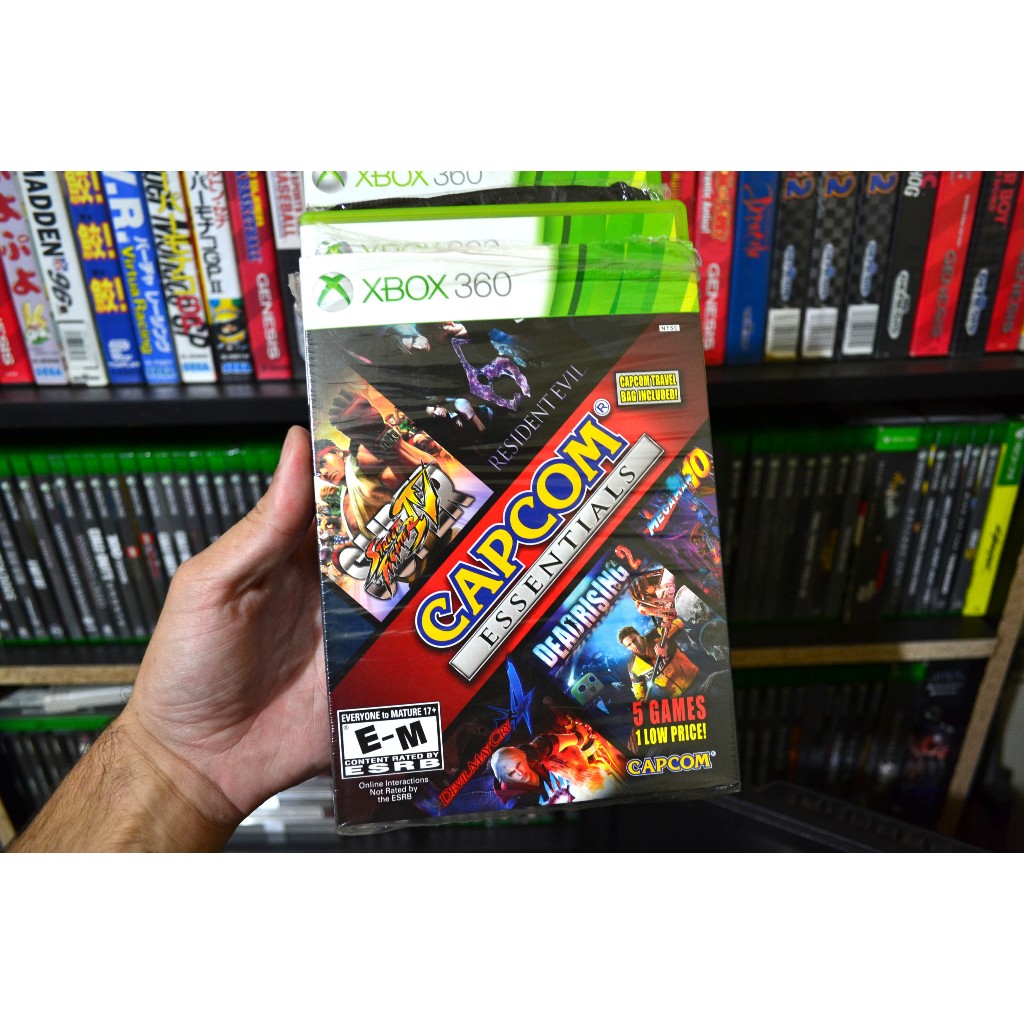 Capcom Essentials com 5 Jogos Xbox 360