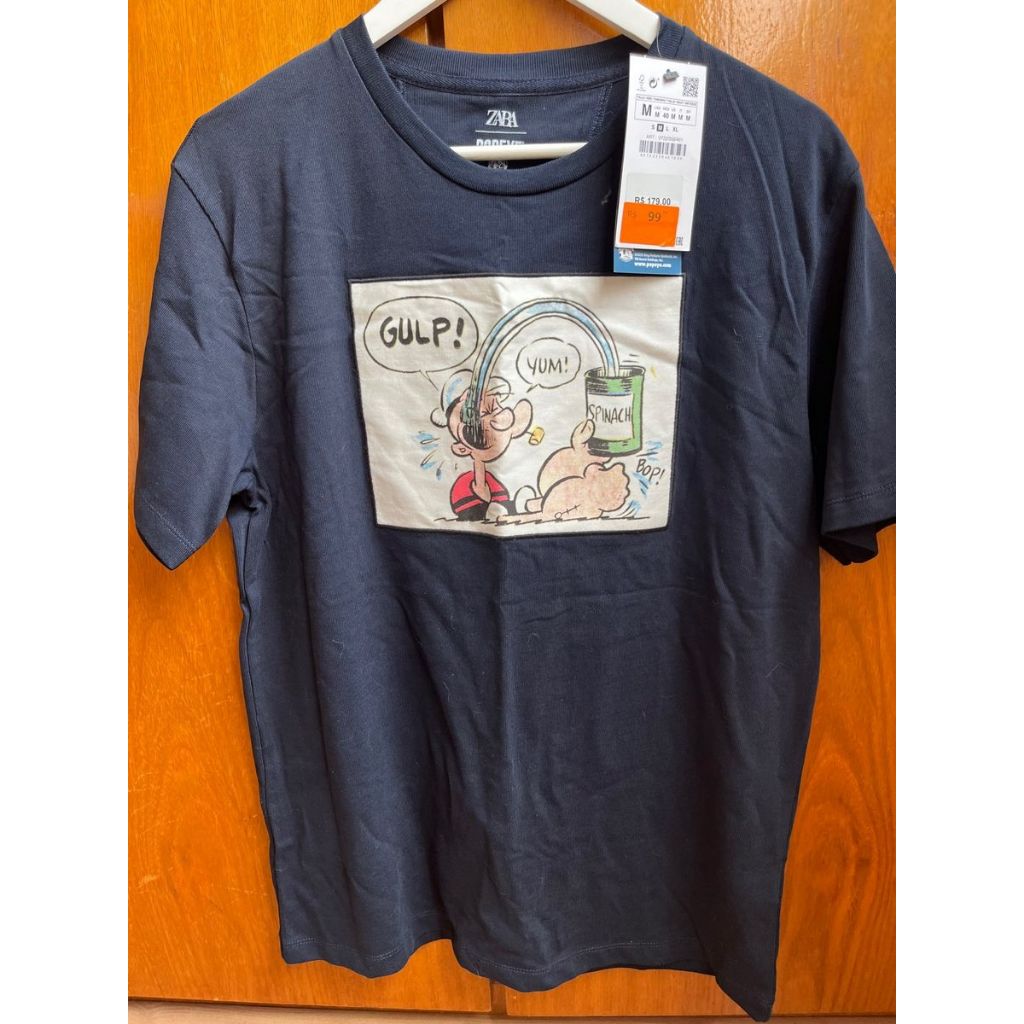 Camiseta popeye zara new arrivals