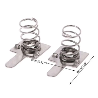 conector par de contato de bateria AA