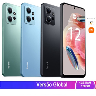 Xiaomi Redmi Note 12 4G Dual Sim 128GB cores 4GB RAM Versão Global Original Lacrado (Lançamento 2023)
