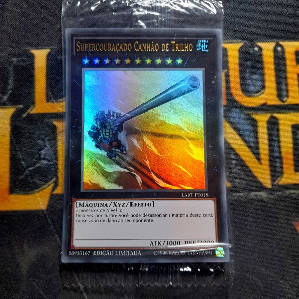 Supercouraçado Canhão De Trilho - Lacrado - Original - Yu-gi-oh / Yugioh