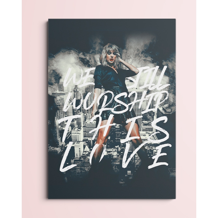 Mini Print e Pôster Taylor Swift Reputation à Lover | Shopee