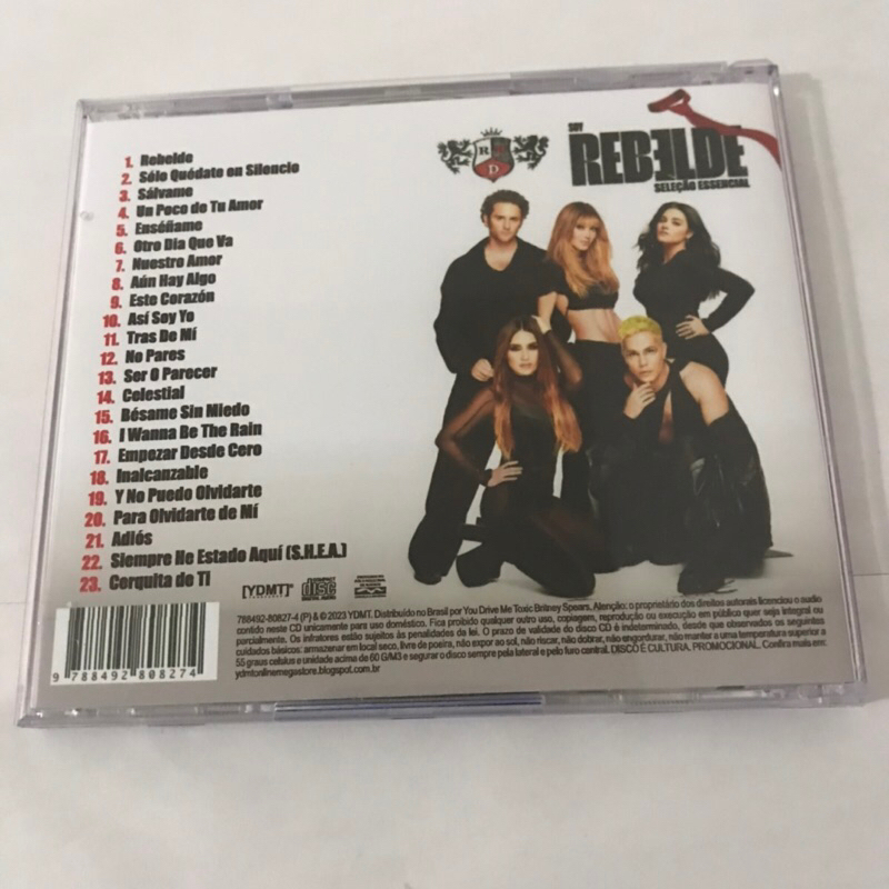 CD RBD Soy Rebelde - Seleção Essencial | Shopee Brasil