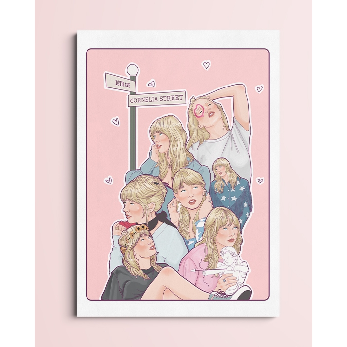 Mini Print e Pôster Taylor Swift Reputation à Lover | Shopee