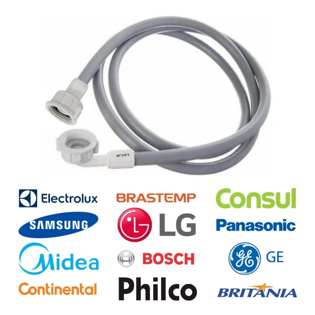 Mangueira Entrada De Agua Maquina de Lavar Lavadoras Entrada Universal