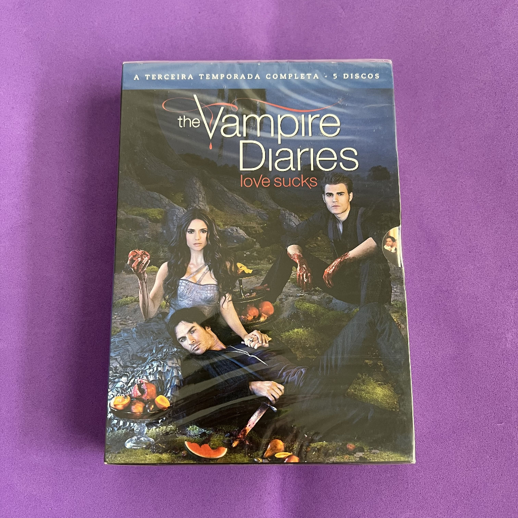 DVD BOX - THE VAMPIRE DIARIES - 1° TEMPORADA COMPLETA - 5 DISCOS