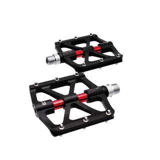 Pedal Plataforma Rosca Grossa 9/16 Cromoly 3 Rolamentos Selado Pinos Removíveis