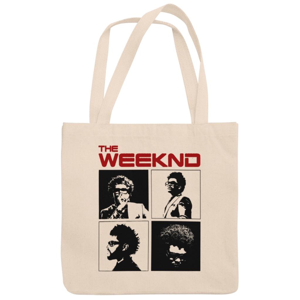 Bolsa Sacola Ecobag Com e Sem Zíper Poses The Weeknd 100% Algodão Arte.472