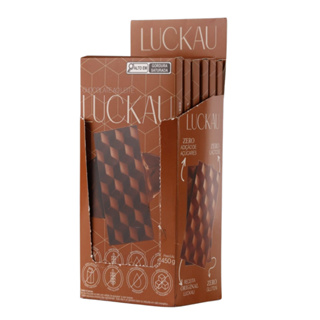 Display Barras Chocolate Ao Leite SEM GLÚTEN SEM LACTOSE SEM AÇÚCAR - 6 unidades de 75g - 450g