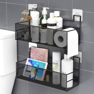 Organizador Para Ducha Baño Porta Shampoo Colgante Blanco