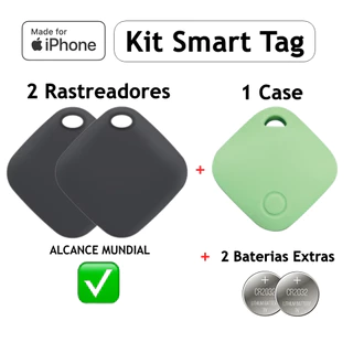 02 Rastreador Smart Tag para iPhone + Acessórios