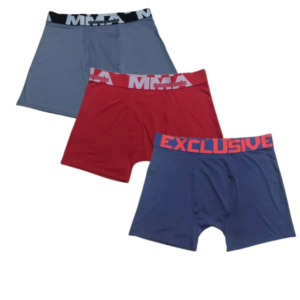 Kit 3 cueca boxer 50 52 54 56 58 60 62 64 66 68 plus size tamanho especial  extra grande