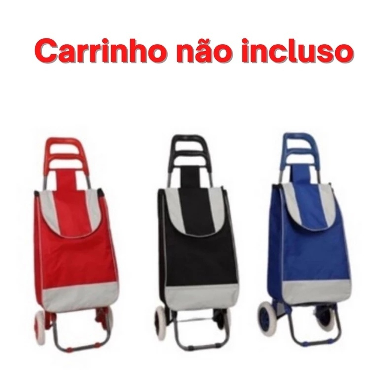 Bolsa Saco Capa Para Carrinho De Feira Sem Carrinho