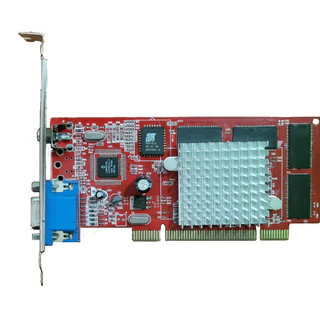Placa de Vídeo NVIDIA RIVA TNT2 PCI 32MB TV totalmente conservada