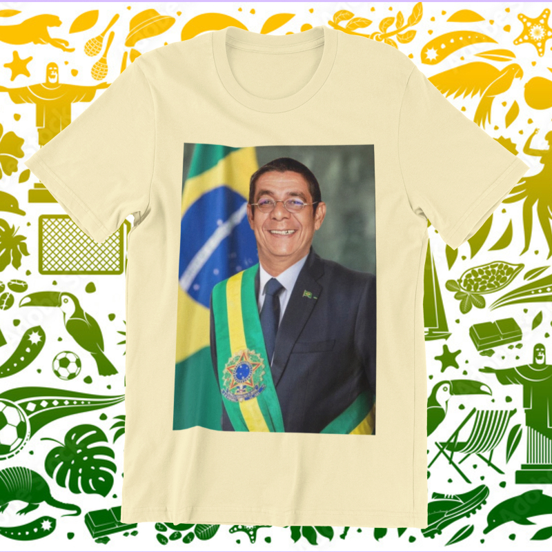 Camiseta unissex Zeca Pagodinho presidente influencer