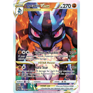 Lucario V Foil Pokémon Carta Em Português 27/73