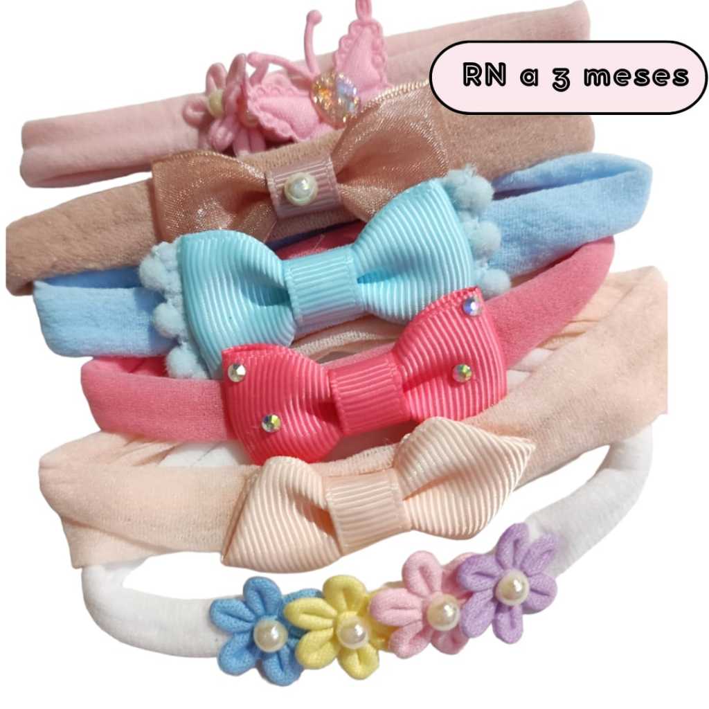 Kit 6 unidades - JARDIM ENCANTADO - Acessório para cabelo infantil ...