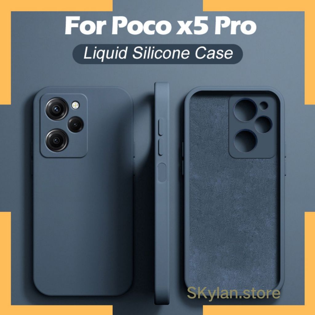 Capa case Aveludado Soft TPU Liquid Silicone Compativel Xiaomi Redmi Poco x5 x5 pro redmi 12 Mi 13 LITE ULTRA