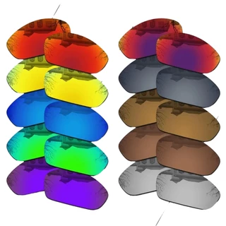 Lentes de substituição polarizadas com precisão, corte 100% para óculos de sol juliet-muitas cores