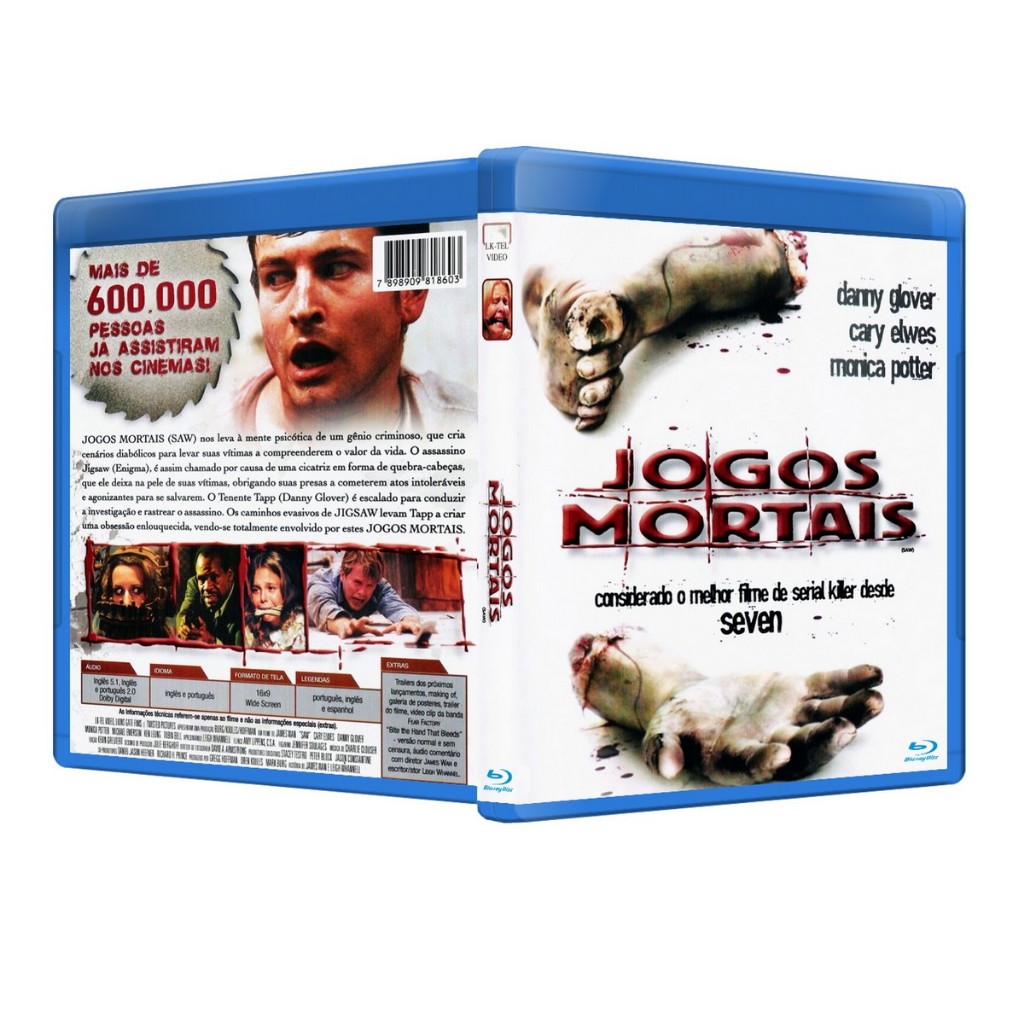 Blu-ray: Jogos Mortais - Coleção [8 DISCOS][PERSONALIZADO]