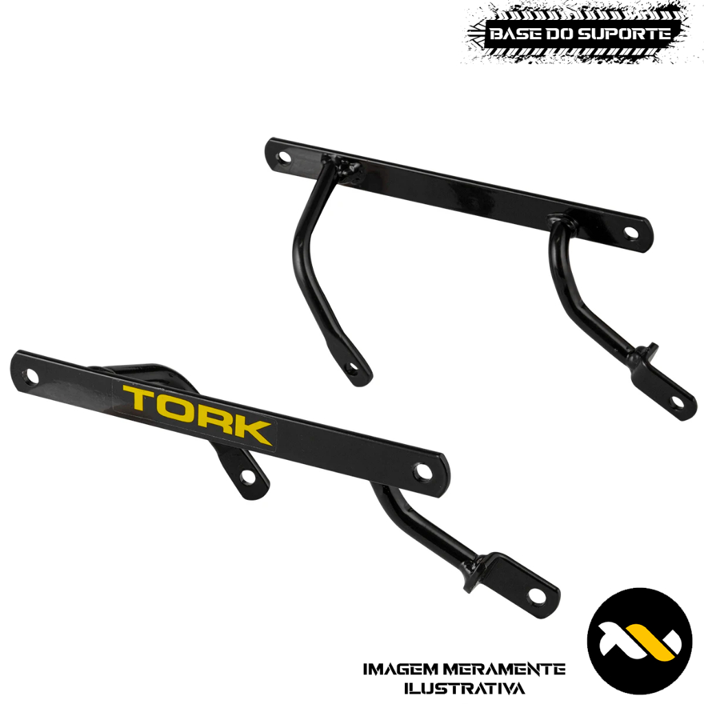 Base do Suporte de Baú para Biz 125 2011 À 2017 e Biz 110 2016 E 2017 Pro Tork