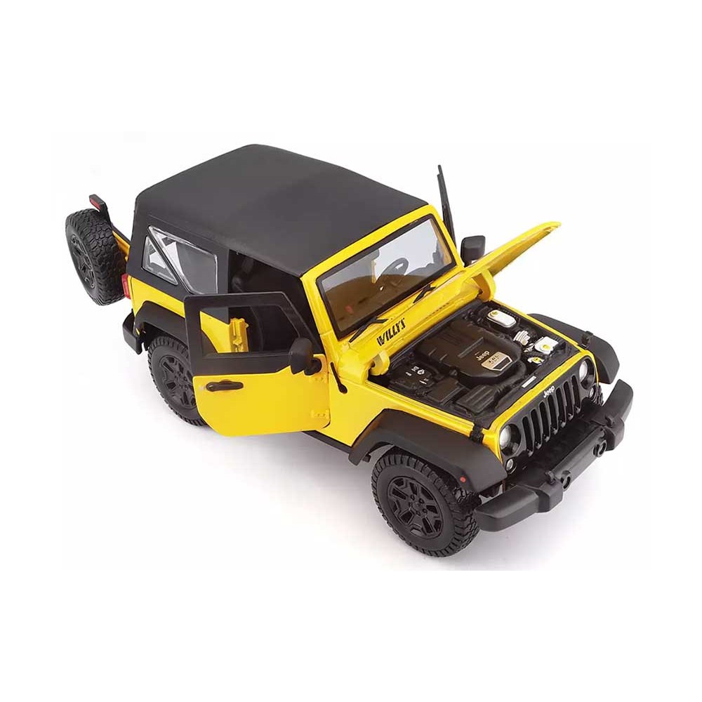 1/18 ジープラングラー ウィリス イエロー JEEP WRANGLER｜Yahoo