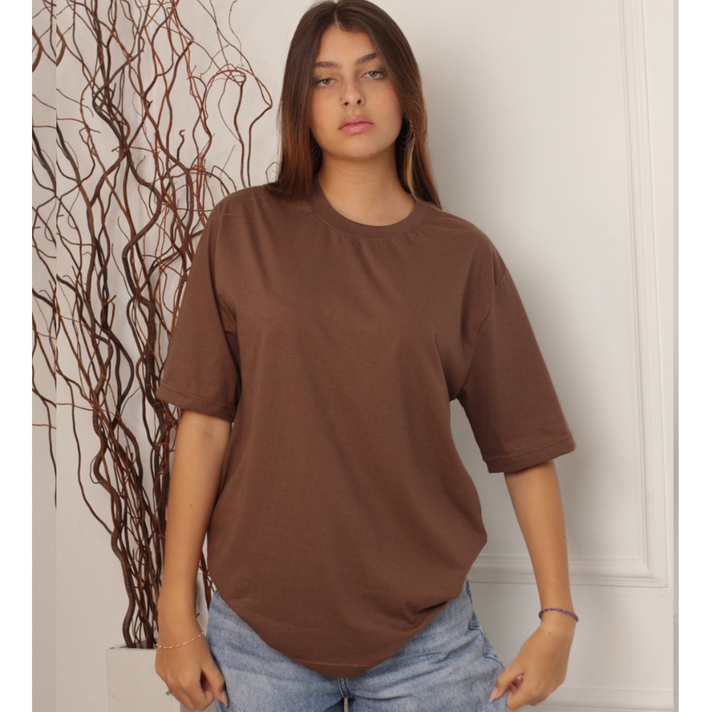 Camisa Camiseta Oversized Feminina 100% Algodão Academia