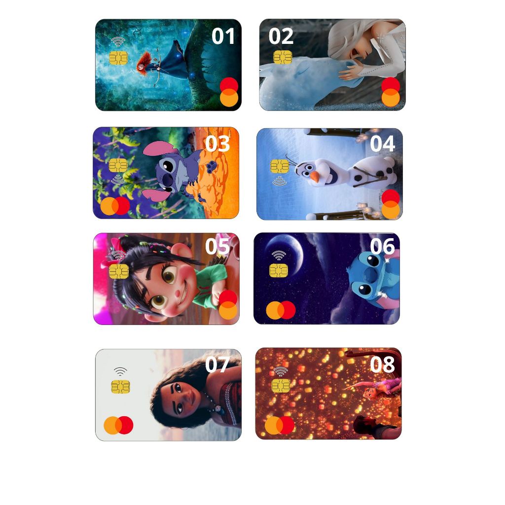 Adesivo/Skin para cartão de crédito/débito | Shopee Brasil