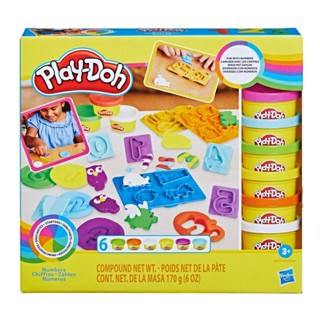 KIT COM 2 MASSINHAS PLAY DOH BRINCANDO DE DENTISTA E PLAY DOH VET