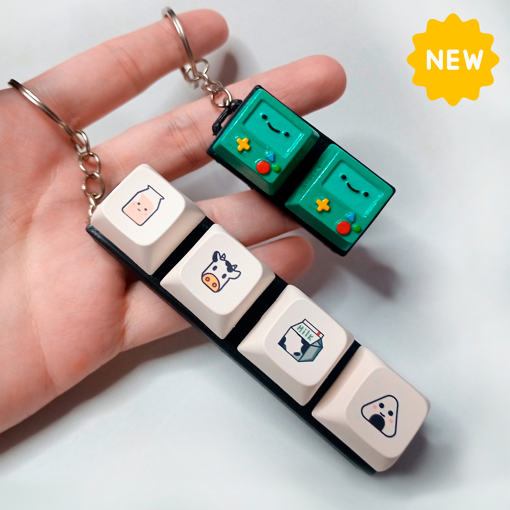 Chaveiro de Teclado Fidget Interativo Anti-estresse