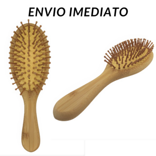 Escova de cabelo grande de bambu Naturabio 【OFERTA】