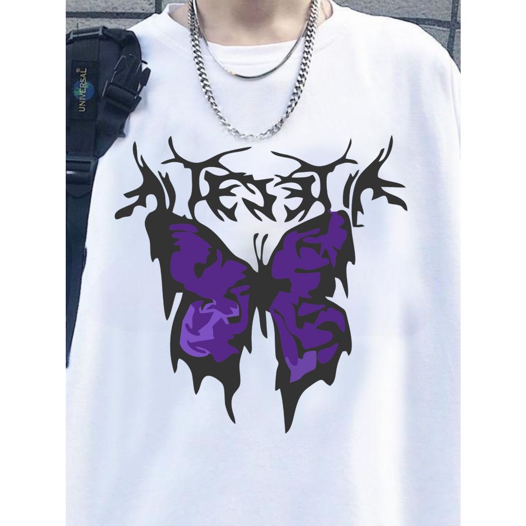 Camiseta Borboleta Art Masculino Feminina Poliéster