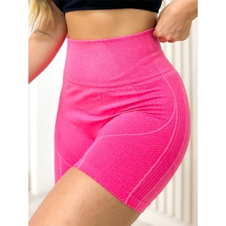 Short Feminino Levanta Bumbum Cintura Alta Sem Costura - Confortável para o dia a dia ou Academia