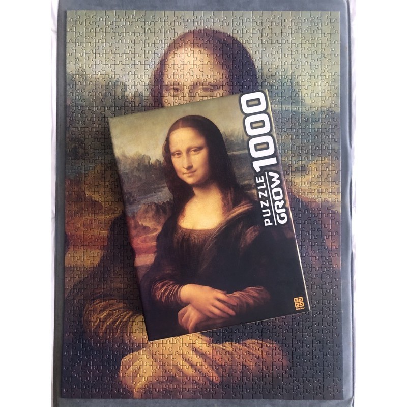 Quebra Cabeça Puzzle 1000 peças Monalisa | Shopee Brasil