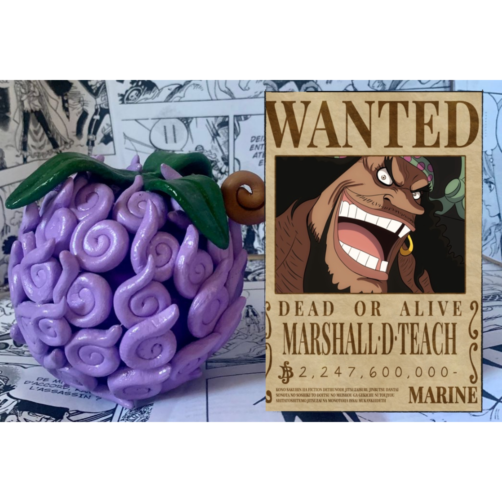 Akuma No Mi: YAMI YAMI No Mi Usuário: Marshall D Teach #Onepiece