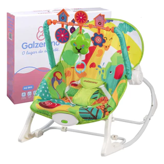 Cadeira de Descanso Vibratória de Musical Bebê Baby Galzerano