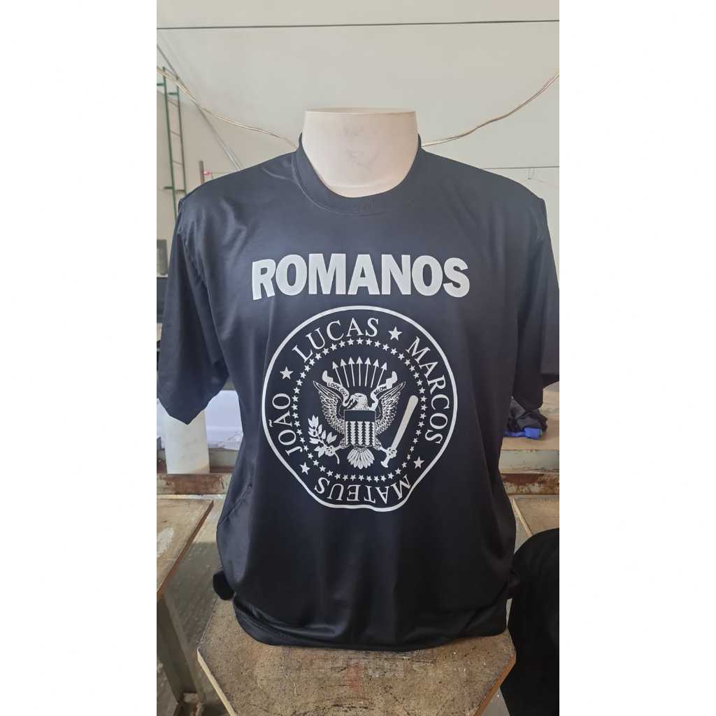 Camiseta Ramones Gospel Romanos Preta Shopee Brasil