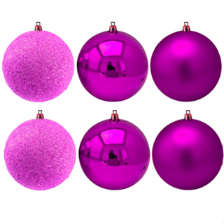 Bolas de Natal com desenhos de natal e glitters - Retrosaria