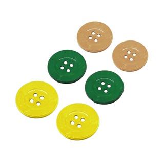 Kit Pacote Botões 11mm 100 unidades 4 furos botão colorido costura
